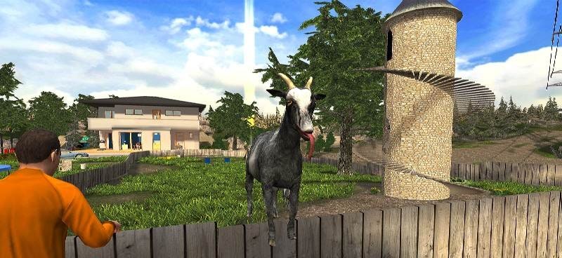 Goat Simulator gameplay screenshot 1