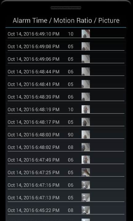 Motion Detector screenshot 2