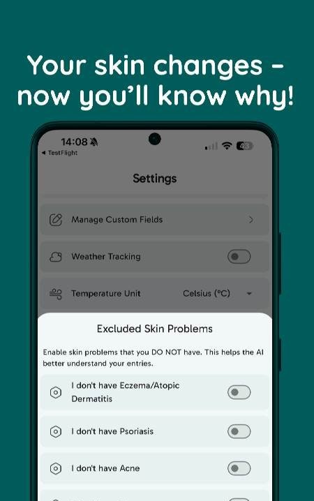 SkinLog - Your Skin Care Diary screenshot 3