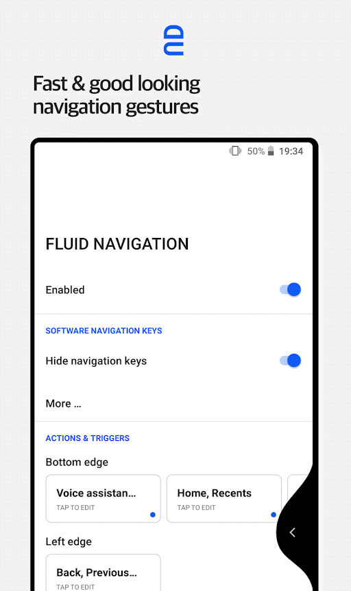 Fluid Navigation Gestures screenshot 2