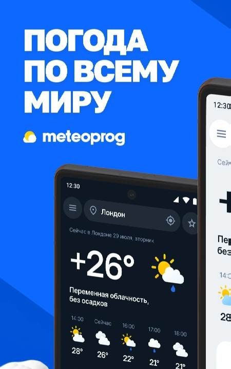 Meteoprog - Weather forecast screenshot 1