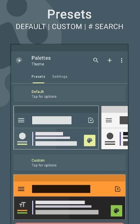 Palettes Key screenshot 1