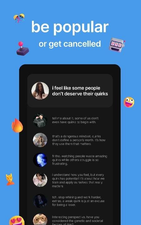 Status - Sims But Social Media Screenshot 3