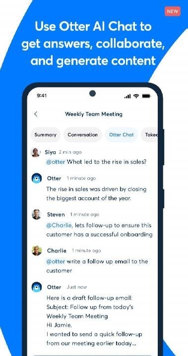 OtterAI Transcribe Voice Notes screenshot 2