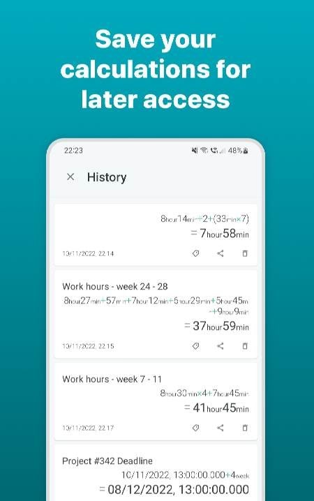 Time and Hours Calculator screenshot 2