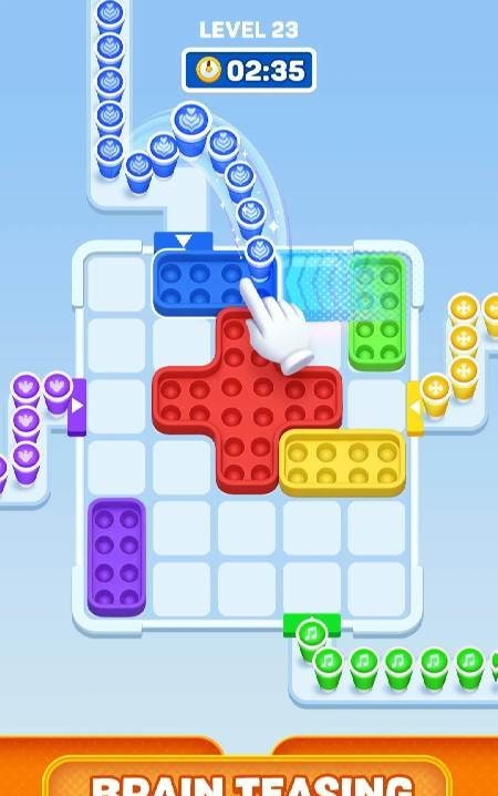 Coffee Rush: Block Jam screenshot 2