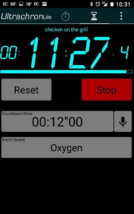 Ultrachron Stopwatch Lite screenshot 3