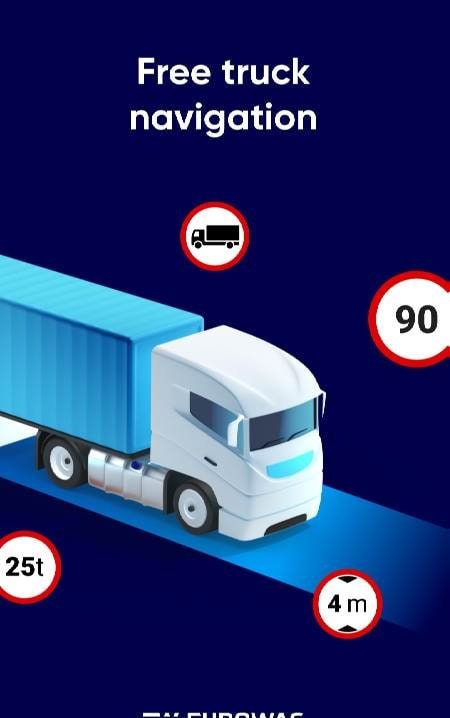 Eurowag Navigation - Truck GPS screenshot 1