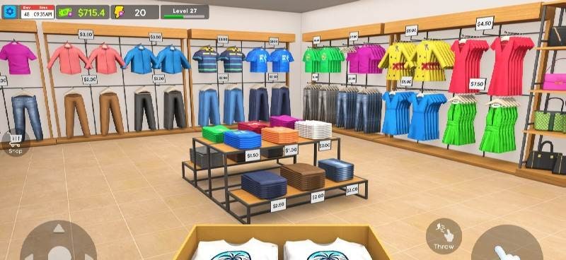 Clothing Shop - Simulator Game screenshot 1