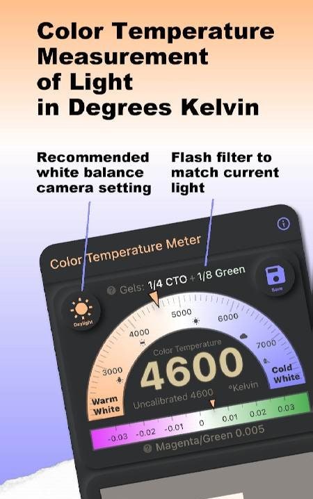 White Balance Kelvin Meter screenshot 1