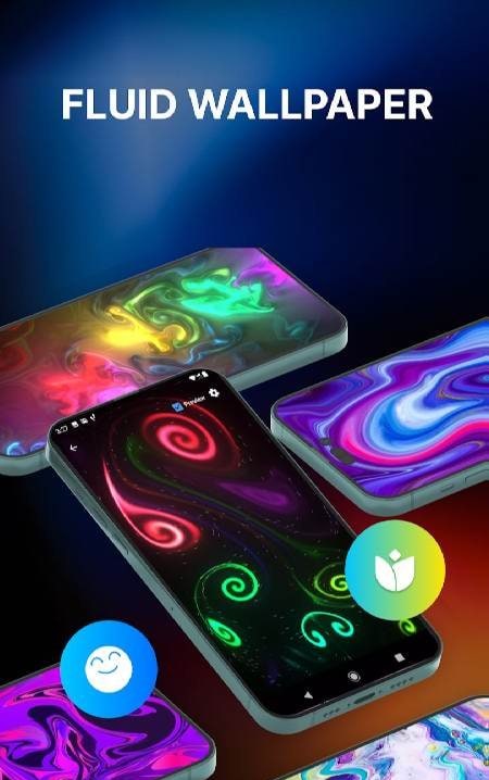 Magic Fluid: Live Wallpaper screenshot 1