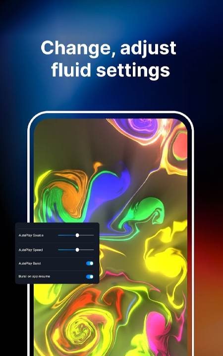 Magic Fluid: Live Wallpaper screenshot 4