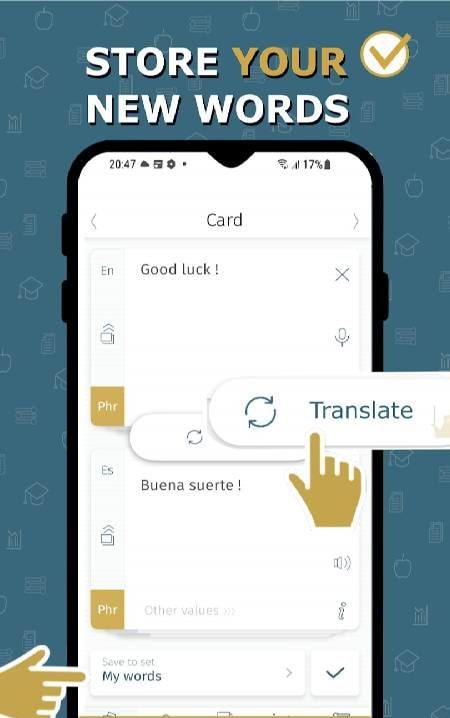 Flashcard maker vocab notebook screenshot 1