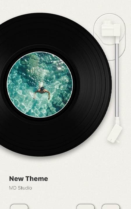 MD Vinyl - Music Player Widget screenshot 4