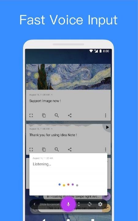 Idea Note-Floating Voice Note screenshot 2