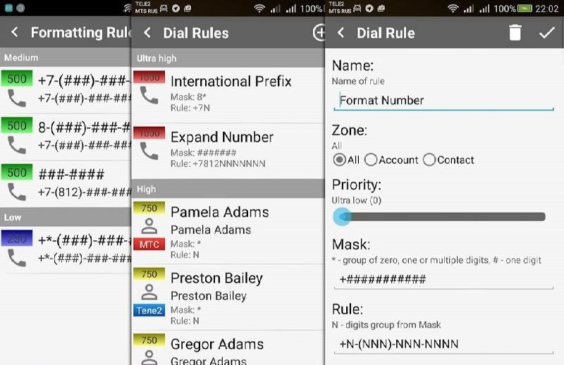 Phone and Contacts - AGContacts screenshot 1
