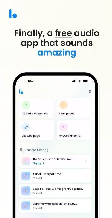 Listening: Text to Speech screenshot 1
