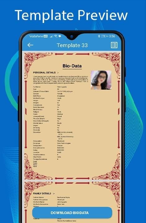Marriage BioData Maker 2025 screenshot 3