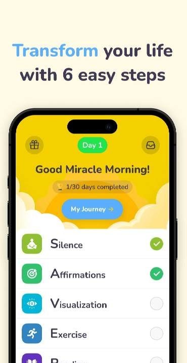 Miracle Morning Routine Screenshot 2
