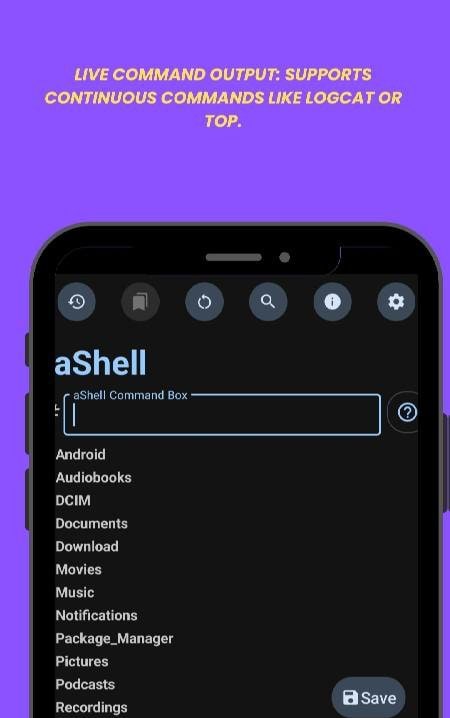 aShell - Your Local ADB Shell screenshot 3