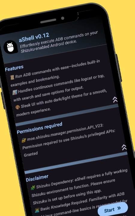 aShell - Your Local ADB Shell screenshot 4