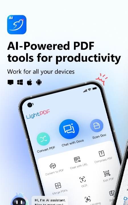 LightPDF: ChatPDF&Convert&Scan screenshot 1