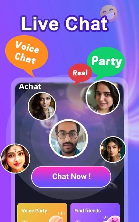Achat Pro - Global Voice Chat screenshot 1