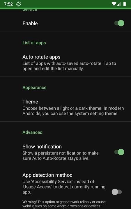 Auto Auto-Rotate screenshot 4