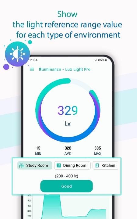 Illuminance - Lux Light Pro screenshot 2