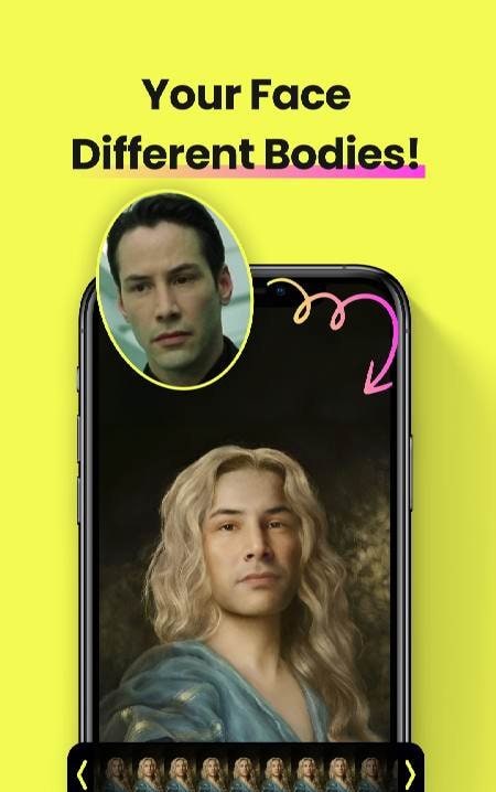 DeepFace - AI Face Swap Videos screenshot 1