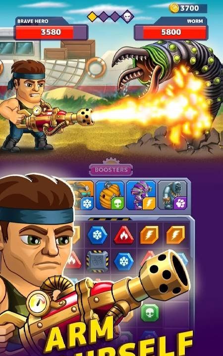 Battle Lines: Match 3 RPG screenshot 2