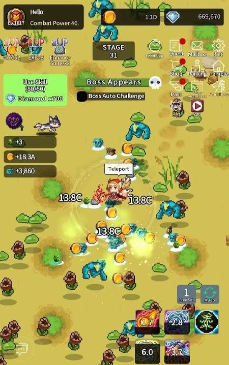 Legend Magician : Idle RPG screenshot 1