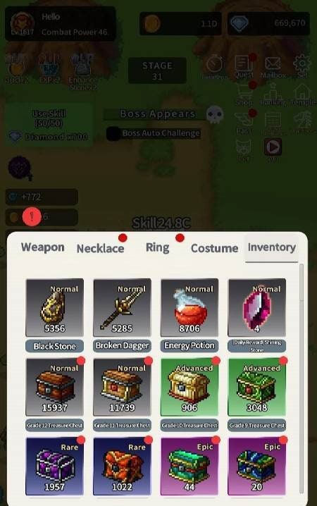 Legend Magician : Idle RPG screenshot 2
