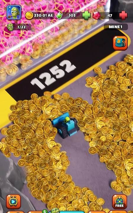 Idle Zombie Miner: Gold Tycoon gameplay screenshot 1
