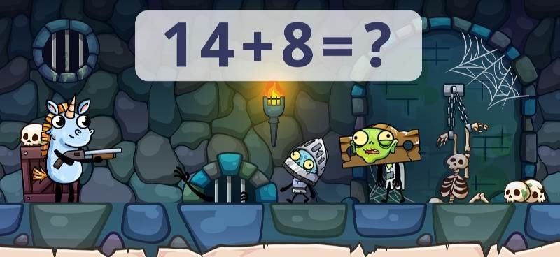 Math Games: Zombie Invasion screenshot 2