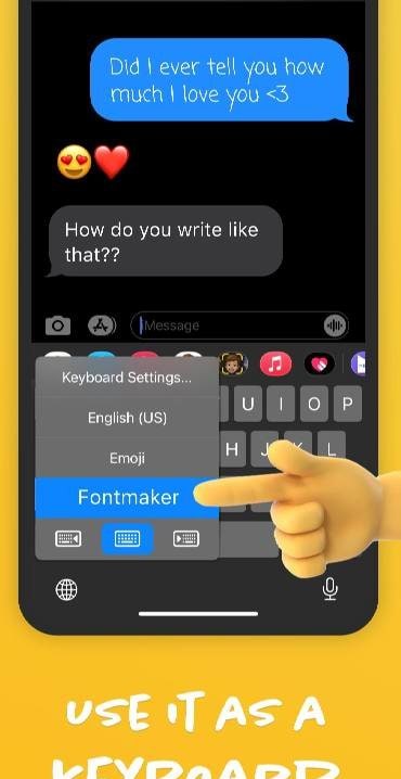 Fontmaker - Font Keyboard App screenshot 3
