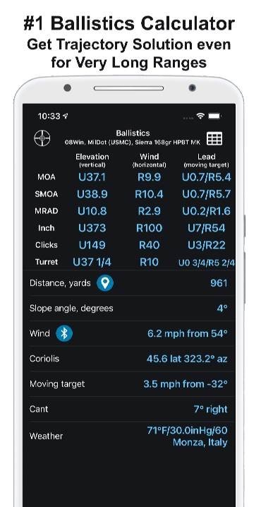 Chairgun Elite Ballistic Tool screenshot 1
