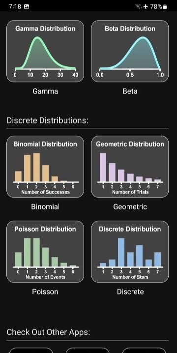 Art of Stat: Distributions screenshot 2