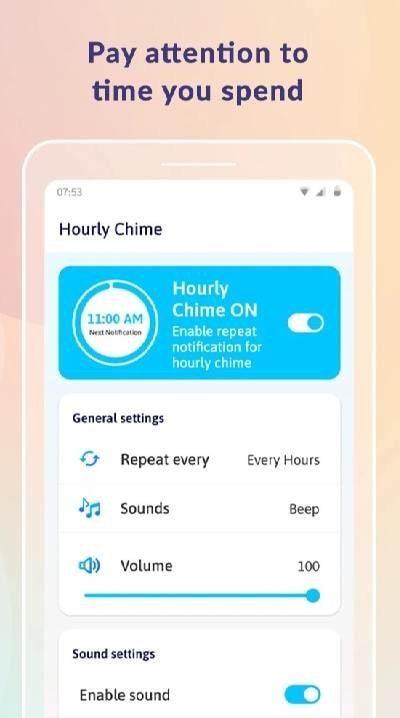 Hourly Chime: Set Reminders screenshot 2