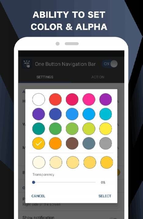 One Button Navigation Bar screenshot 4