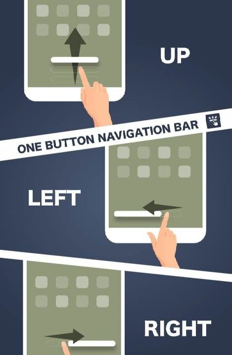 One Button Navigation Bar screenshot 1