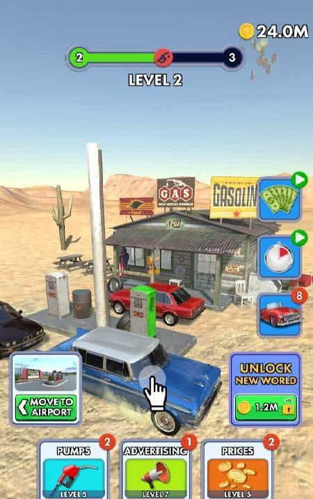 Idle Gas Station screenshot 3
