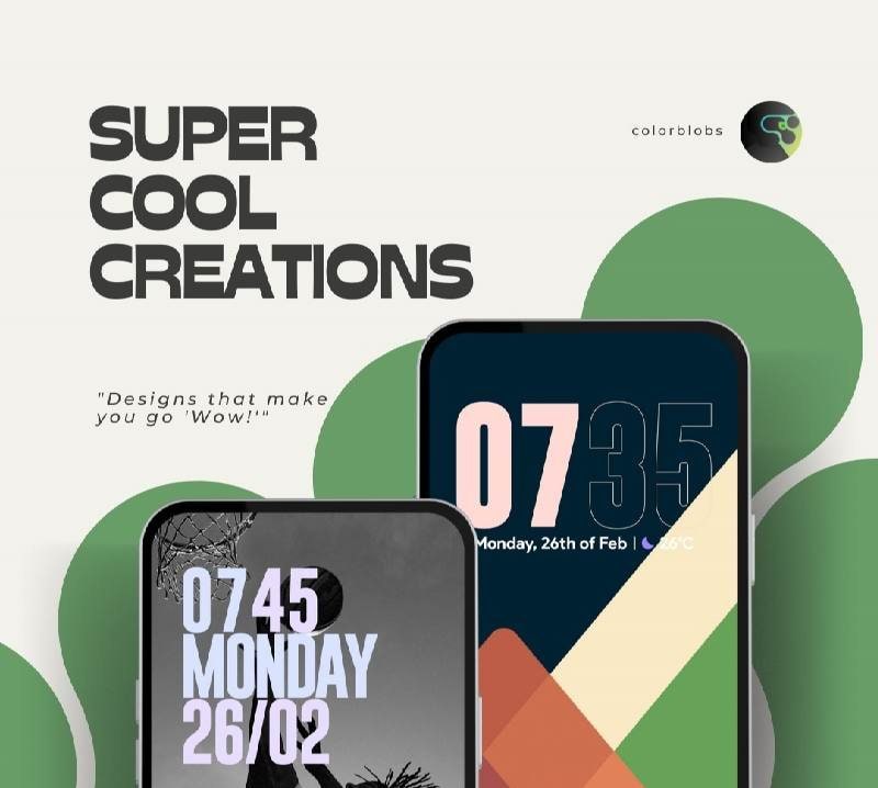 colorblobs KWGT screenshot 4