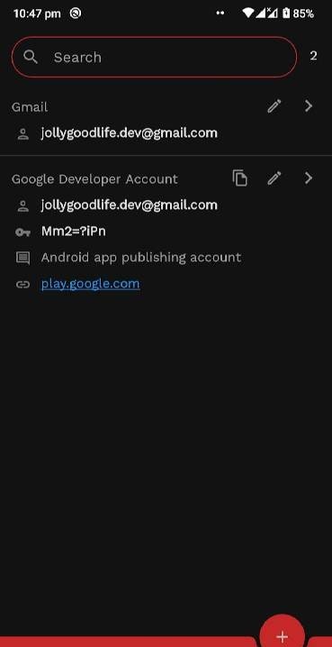Password Manager+ Cloud Backup screenshot 3