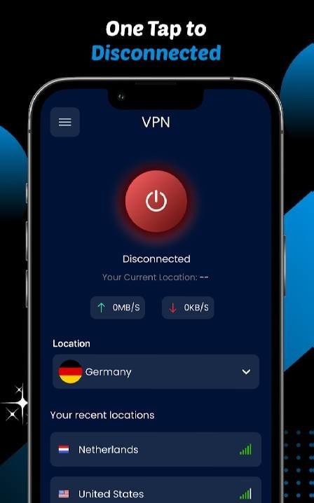 Blue VPN - VPN Proxy Master screenshot 2