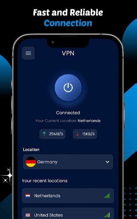 Blue VPN - VPN Proxy Master screenshot 1