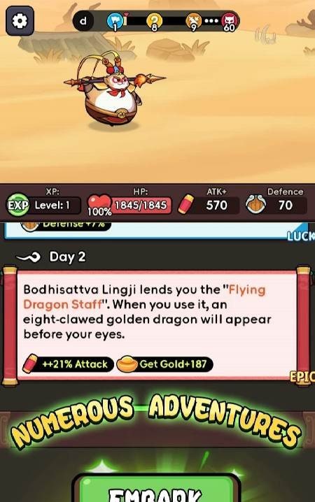 Wukong Go - Idle RPG Games screenshot 3