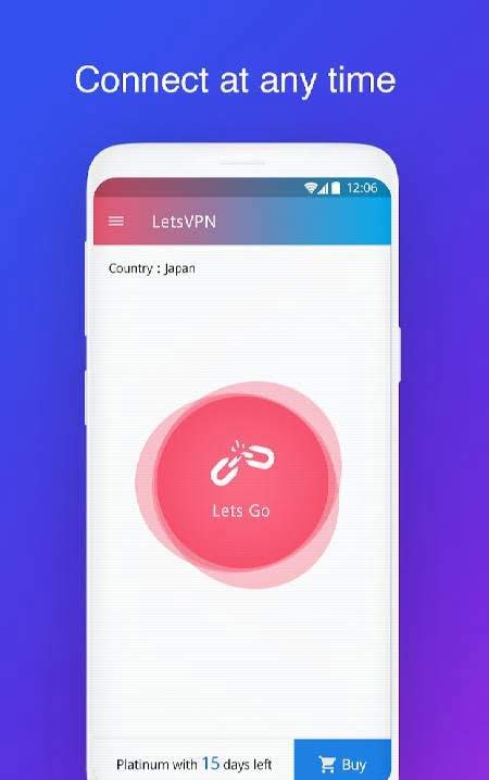 Lets VPN screenshot 1