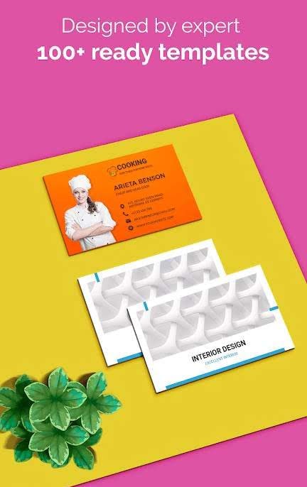 Digital Business Card Maker - Visiting Cards screenshot 3