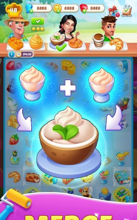 Merge Flavor: Decor Restaurant screenshot 1
